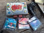 Sony PlayStation met Sleeve + Games & Memory Cards, Ophalen of Verzenden, Gebruikt, Met 1 controller, Met games