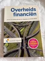 Overheidsfinanciën - Studieboek HBO, Boeken, Studieboeken en Cursussen, Ophalen of Verzenden, Gamma, Zo goed als nieuw, HBO