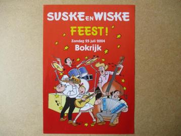 adv10378 suske en wiske feest flyer beschikbaar voor biedingen