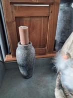 Stoer, sobere stenen kandelaar, Ophalen of Verzenden, Overige materialen, Minder dan 25 cm