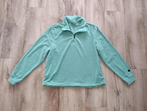 Prachtige blauwe fleecetrui, ski pully van Human Nature, XL., Kleding | Dames, Wintersportkleding, Zo goed als nieuw, Jack, Maat 46/48 (XL) of groter