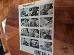 Paginagrote Advertentie van Hunter sigaretten 1962, Ophalen of Verzenden, Zo goed als nieuw, Luciferdoosjes of -merken
