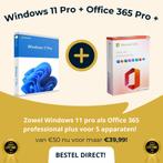 COMBO ACTIE | Windows 11 + Office 365 Pro Plus | 5 apparaten, Ophalen, Nieuw, Word, MacOS