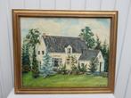 Te koop aangeboden: Schilderij “Veldhoeve” van Th. Van Gool, Antiek en Kunst, Ophalen