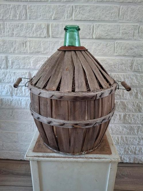 Brocante gistfles Dame Jeanne uit Frankrijk, Antiek en Kunst, Curiosa en Brocante, Ophalen