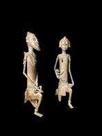 Dogon voorouder paar bronze, Ophalen of Verzenden