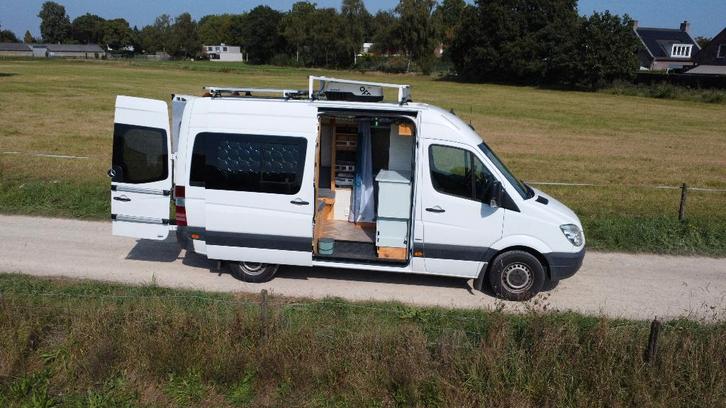 Luxe standalone Buscamper - Mercedes-Benz Sprinter 2013, Caravans en Kamperen, Campers, Particulier, tot en met 2, Buscamper of Camperbus