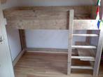 Hoogslaper steigerhout, Ophalen, Eenpersoons, Zo goed als nieuw, 200 cm