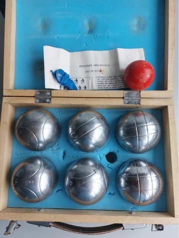 6 Jeu de Boules ballen in kist beschikbaar voor biedingen