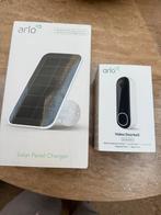 Arlo video deurbel en solar panel nieuw, Ophalen of Verzenden, Nieuw