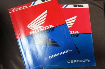 Honda CBR600 Fm Fp 1990 1992 motorcycle shop manual CBR 600 beschikbaar voor biedingen