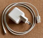 Apple Power Adapter van 10W (A1357) + 1 meter kabel, Ophalen of Verzenden, Zo goed als nieuw