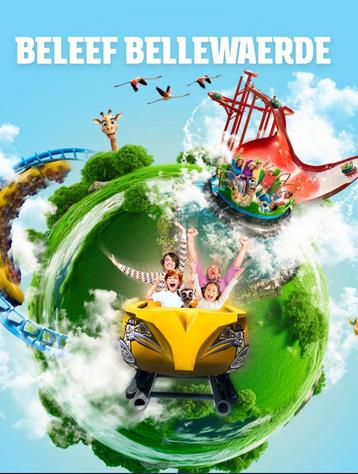1 Kaartje Bellewaerde attractiepark €25 per kaartje beschikbaar voor biedingen