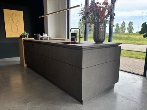 Eiland keuken, Huis en Inrichting, Keuken | Complete keukens, Nieuw, Overige typen, Grijs, Overige materialen, Greeploos, Met kookeiland