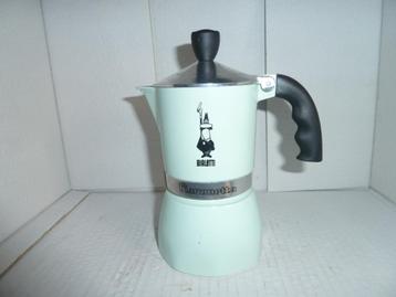 Percolator Bialetti mintgroen 2 á 3 pers. beschikbaar voor biedingen