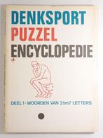 Denksport puzzel encyclopedie deel 1 - 2 t/m 7 letters, Verzenden, Gebruikt, Puzzelboek