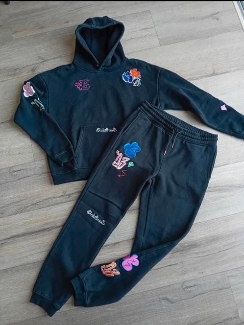 Black Bananas set, 176, zwart, Kinderen en Baby's, Kinderkleding | Maat 176, Zo goed als nieuw, Jongen of Meisje, Setje, Ophalen of Verzenden