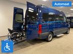 Mercedes Sprinter L2H2 Rolstoelbus Automaat (extra airco), Auto's, Bestelauto's, Stof, Gebruikt, Zwart, 4 cilinders