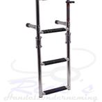 Zwemtrap RVS 316 – Spiegelmontage – opklapbaar 4 treden, Verzenden, NB, Overige typen, Nieuw