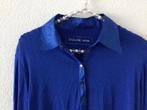 Dolce Vita blauwe longsleeve met kraag maat 40, Maat 38/40 (M), Blauw, Ophalen of Verzenden, Zo goed als nieuw