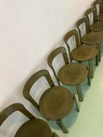 8 Vintage Bruno Rey Stoelen - Groen Design, Ophalen, Gebruikt, Overige kleuren, Vijf, Zes of meer stoelen