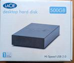 LaCie 500GB USB 2.0 Externe Harde Schijf - Zo Goed Als Nieuw, Computers en Software, Harde schijven, 500gb, LaCie, HDD, Ophalen of Verzenden