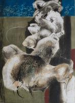 Ru van Rossem - Camargue -  gesigneerde reliëf ets, Ophalen of Verzenden