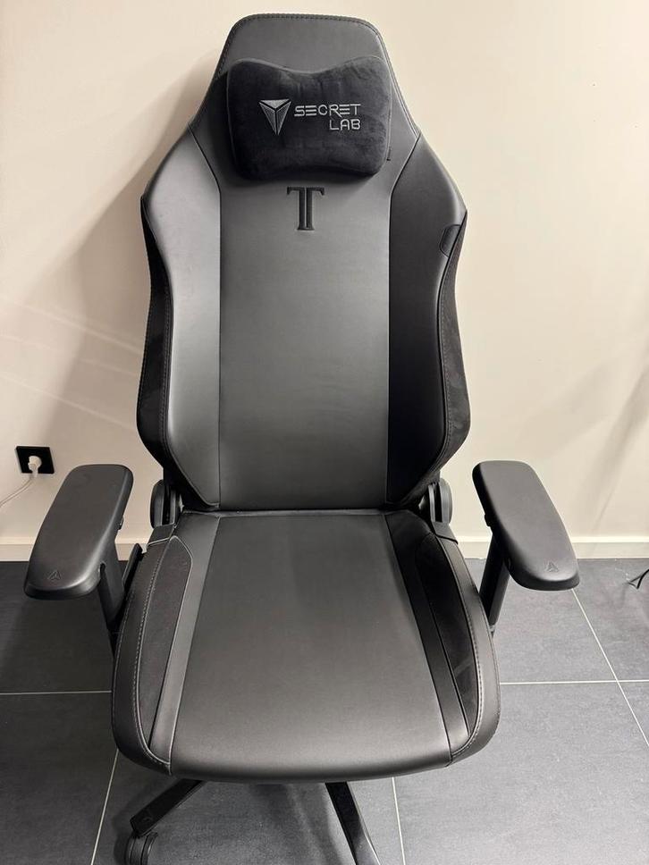 Secret Lab bureaustoel Titan XL, Huis en Inrichting, Bureaustoelen, Zo goed als nieuw, Zwart, Ophalen