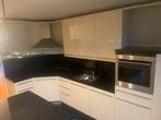 Prachtige complete keuken voor €2000, Gebruikt, Wit, Hoekkeuken, Graniet of Steen