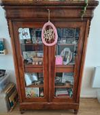 Unieke biedemeier kast met vitrineglas, Ophalen