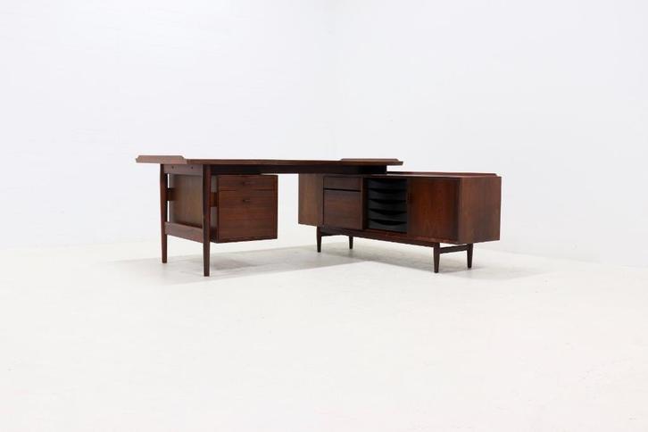 Palissander Bureau Arne Vodder Sibast Jaren 50 60 Vintage, Huis en Inrichting, Bureaus, Gebruikt, Ophalen