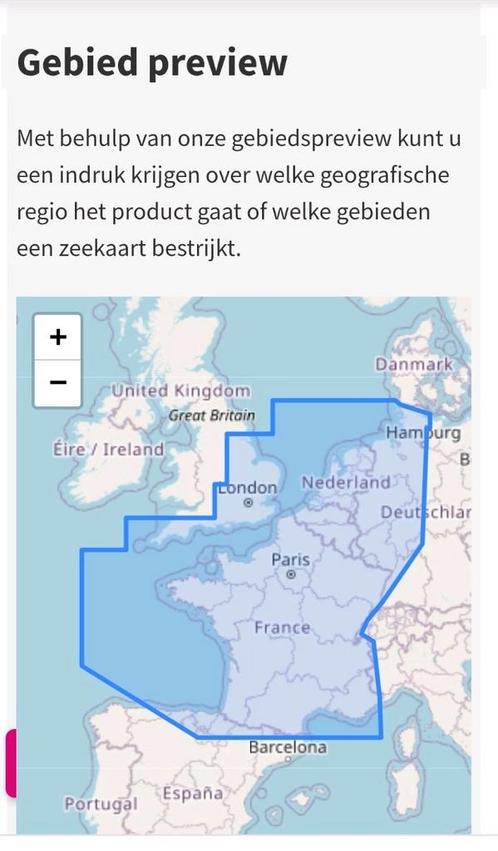 Cmap northwest Europa Hamburg Barcelona London. Waterkaart, Watersport en Boten, Navigatiemiddelen en Scheepselektronica, Zo goed als nieuw
