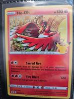 Pokemon Ho-Oh 001/025 Celebrations, Ophalen of Verzenden, Zo goed als nieuw, Losse kaart, Foil