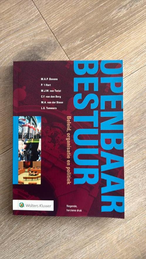 Openbaar Bestuur, Boeken, Wetenschap, Zo goed als nieuw, Sociale wetenschap, Ophalen of Verzenden