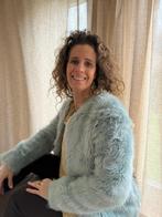 Mint bontjas voor carnaval, Kleding | Dames, Carnavalskleding en Feestkleding, Ophalen of Verzenden, Zo goed als nieuw, Maat 34 (XS) of kleiner