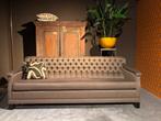 In Nieuwstaat Chesterfield Style Bank Merk Gorissen, 75 tot 100 cm, Ophalen of Verzenden, Zo goed als nieuw, Rechte bank
