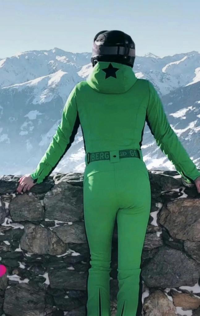 Goldbergh Flash Green Skipak Maat 38 LONG, Kleding | Dames, Wintersportkleding, Zo goed als nieuw, Pak, Maat 38/40 (M), Ophalen of Verzenden