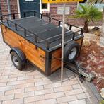 Bagagewagen en platte kar voor scoot oid., Ophalen