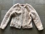 Beige nep bontjasje maat L, Kleding | Dames, Jassen | Winter, Ophalen of Verzenden, Gedragen, Maat 42/44 (L), Beige