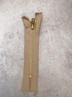 YKK metalen ritsen (beige met goud, 14 cm, 100 st), Sales.nld@ykk.com, YKK - Nederland BV, Nieuw, Einsteinstraat 5, 8606 JR Sneek