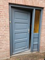 Hardhouten Voordeur, 80 tot 100 cm, Ophalen of Verzenden, 200 tot 215 cm, Buitendeur
