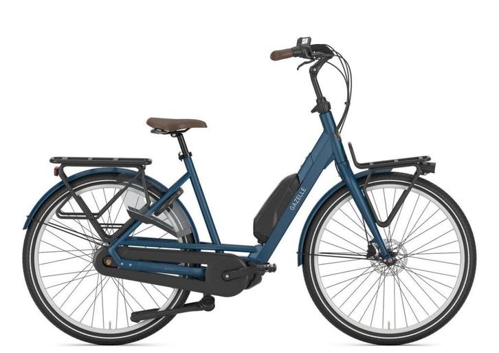 GAZELLE Bloom C7 Dames Mallard Blue Mat 61cm 2021, Fietsen en Brommers, Elektrische fietsen, Nieuw, Gazelle, 59 cm of meer