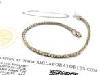 14 K Witgouden Tennis Armband 1.88 ct Briljant Geel Diamant