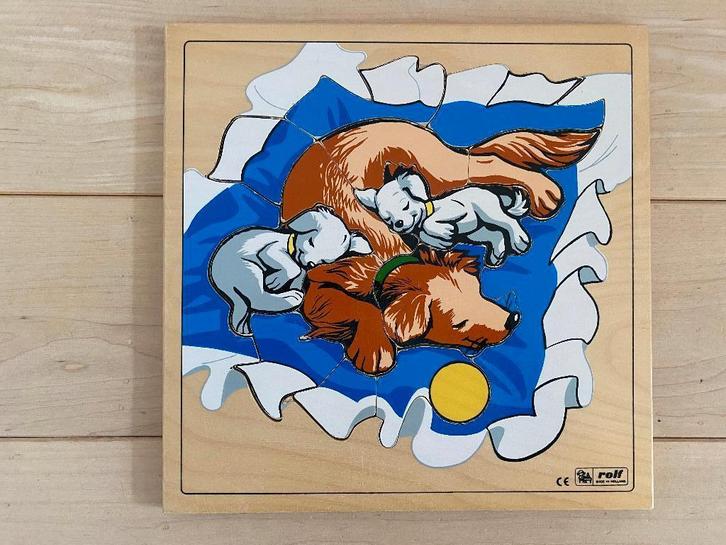 Rolf puzzel, Kinderen en Baby's, Speelgoed | Houten speelgoed, Zo goed als nieuw, Ophalen of Verzenden
