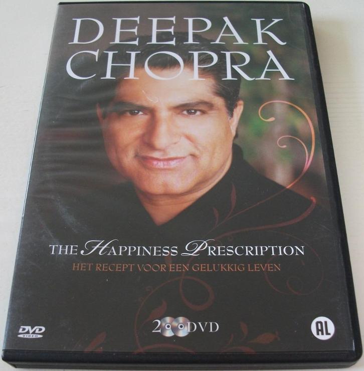 Dvd *** DEEPAK CHOPRA *** The Happiness Prescription, Cd's en Dvd's, Dvd's | Documentaire en Educatief, Zo goed als nieuw, Overige typen