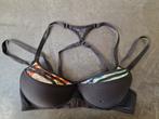 Zwarte Marlies Dekkers BH 75B met kleurtjes., Marlies Dekkers, Ophalen of Verzenden, Zwart, BH