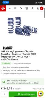 H&R Verlagingsveren Chrysler Crossfire Mercedes SLK R170, Ophalen of Verzenden, Nieuw, Mercedes-Benz