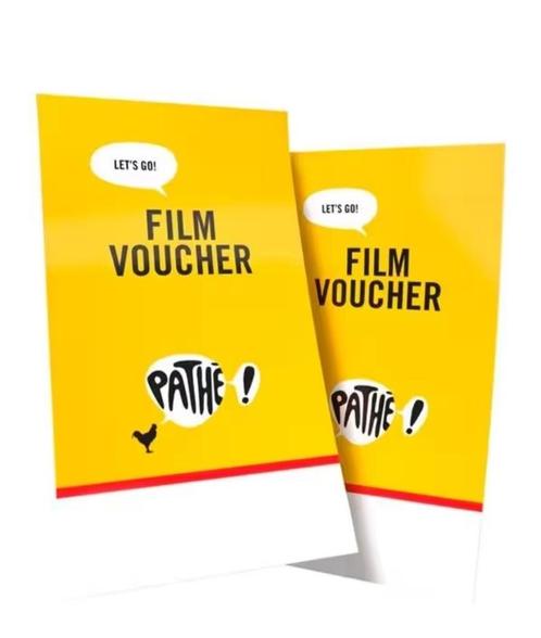 Film voucher (s) elke dag geldig, totaal 5. Per st 7,50!!!, Tickets en Kaartjes, Kortingen en Cadeaubonnen, Drie personen of meer
