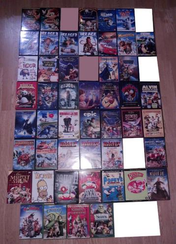 Partij Collectie 48 Animatie Kinder Jeugd familie Tekenfilms beschikbaar voor biedingen