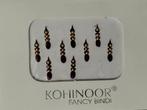 Bindi | Face jewels | Gezichtsstickers | Donkerrood, Verzenden, Zo goed als nieuw, Goud